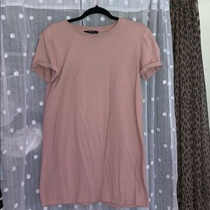 Forever 21 pink-nude T shirt dress size S
